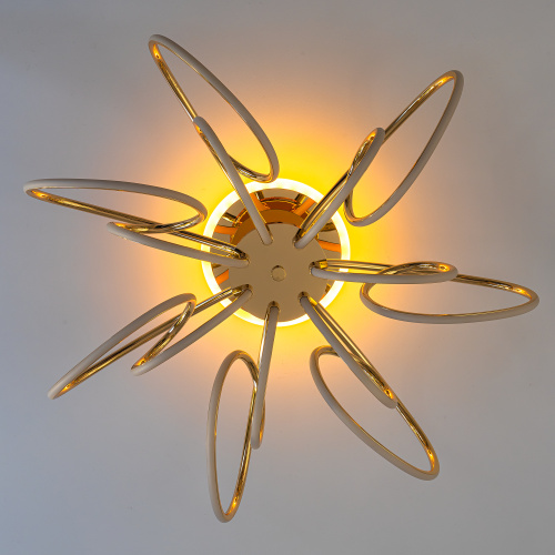 Citilux SALMA SMART CL224A172 RGB LED Умная люстра Золото фото 7 Citilux SALMA SMART CL224A172 RGB LED Умная люстра Золото фото 7