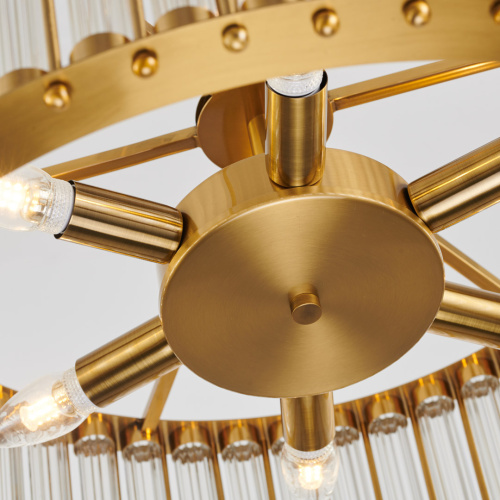 Люстра Cloyd RODERIC C6 / Ø61 см - латунь брашир. (арт.10641) фото 2 Люстра Cloyd RODERIC C6 / Ø61 см - латунь брашир. (арт.10641) фото 2