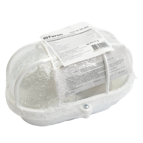 Светильник накладной с решеткой  IP54, 220V 60Вт Е27, НБП 01-60-002 фото 4