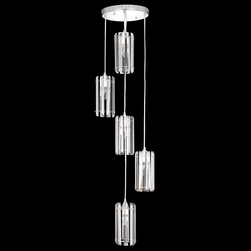 Citilux Джейн CL306051 Хрустальный подвесной светильник Хром фото 2 Citilux Джейн CL306051 Хрустальный подвесной светильник Хром фото 2