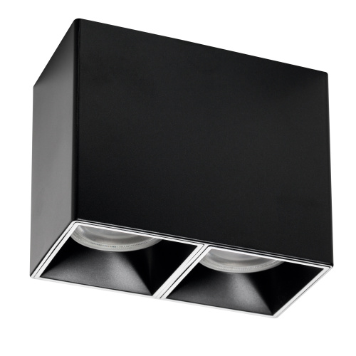 213367 Рамка (светильник) PVC д/LED-модулей 941хх и LED-ламп D50мм RULLO 2x QUAD ЧЕРНЫЙ 213367 Рамка (светильник) PVC д/LED-модулей 941хх и LED-ламп D50мм RULLO 2x QUAD ЧЕРНЫЙ