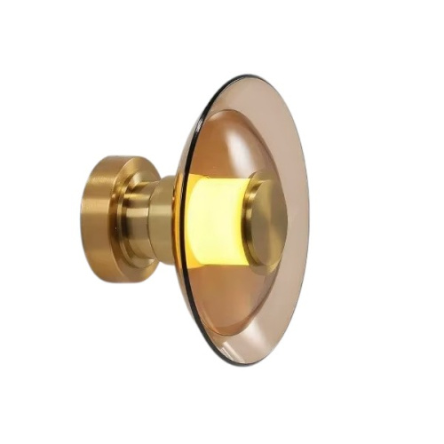 Настенный/Потолочный светильник 8665W/S gold/amber