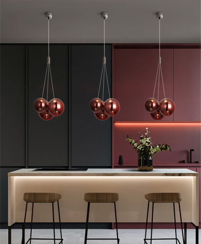 Подвесной светильник 19152P/3 rose gold фото 2