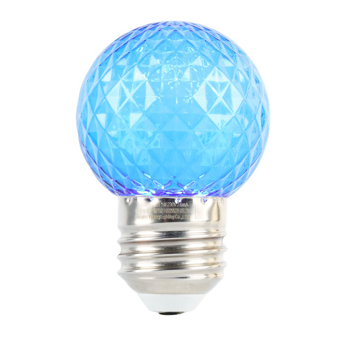 Лампа светодиодная Feron LB-385 Шарик синий прозрачный E27 1W 230V фото 2