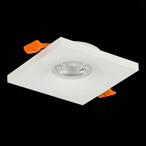 ST205.518.01 Св-к встр. Белый GU10 1*50W  L94xW94xH27 220V Без ламп Встраиваемые светильники фото 7