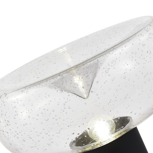 SL6014.424.01 Прикроватная лампа ST-Luce Черный/С пузырьками воздуха E27 1*40W RIPPLE фото 3