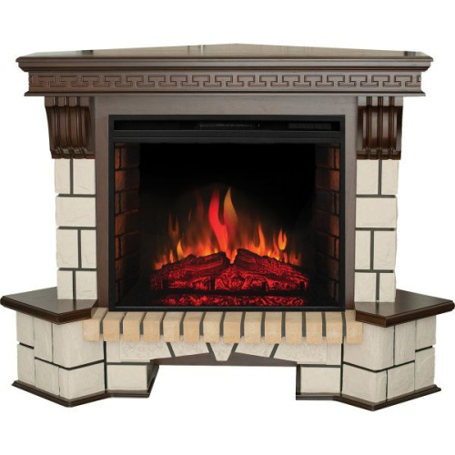 Электрокамин RealFlame Stone Coner AO античный дуб с очагом Epsilon 26 S IR Электрокамин RealFlame Stone Coner AO античный дуб с очагом Epsilon 26 S IR