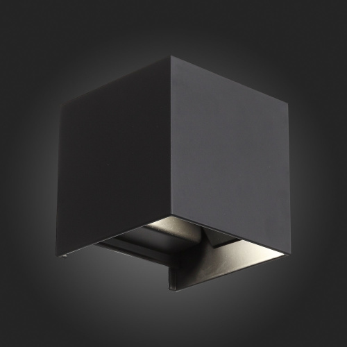 SL560.401.02 Светильник уличный настенный ST-Luce Черный/Черный LED 2*3W 4000K STAFFA фото 3