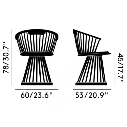 Стул Fan Black фото 2