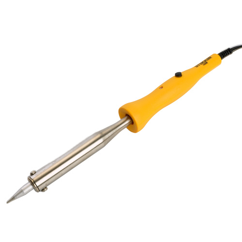 PLE201- 100 Паяльник 100W с кнопкой вкл., нихромовый нагреватель, долговечное жало, 230В фото 3