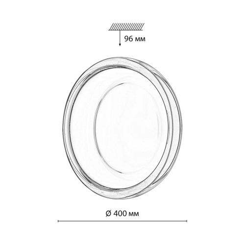 7778/DLN COLOR SN 112 Светильник пластик/белый/розовый LED 48Вт 3000/4000/6000К D400 IP43 CCT PORTMAN фото 4 7778/DLN COLOR SN 112 Светильник пластик/белый/розовый LED 48Вт 3000/4000/6000К D400 IP43 CCT PORTMAN фото 4