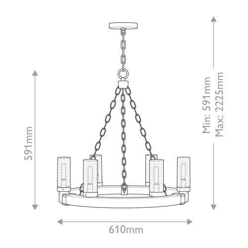 Подвесной фонарь Hinkley, Арт. HK-SAWYER6-SQ фото 2