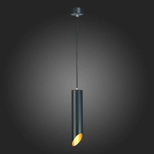 ST152.403.01 Светильник подвесной Черный GU10 1*50W  IP20 D60xH300 220V Без ламп Подвесные светильники фото 6