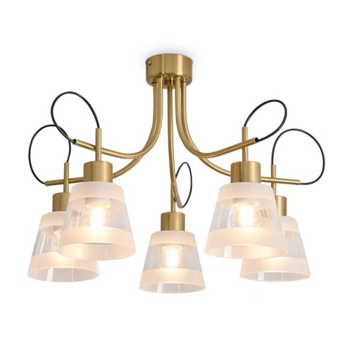 Потолочная люстра Freya Карамель / Caramel FR5522PL-05BS Потолочная люстра Freya Карамель / Caramel FR5522PL-05BS
