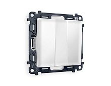 Комплект механизма 3-кл выключателя AMBRELLA VOLT ALFA Белый матовый QUANT (AP1250, VM133) MA125010