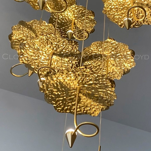 Подвесной светильник Cloyd KIRIBATI P1 / Ø20 см - латунь (арт.11374) Подвесной светильник Cloyd KIRIBATI P1 / Ø20 см - латунь (арт.11374)