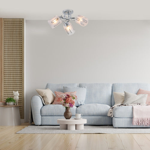 Потолочный светильник Escada 1120/3PL E27*40W Chrome фото 4 Потолочный светильник Escada 1120/3PL E27*40W Chrome фото 4